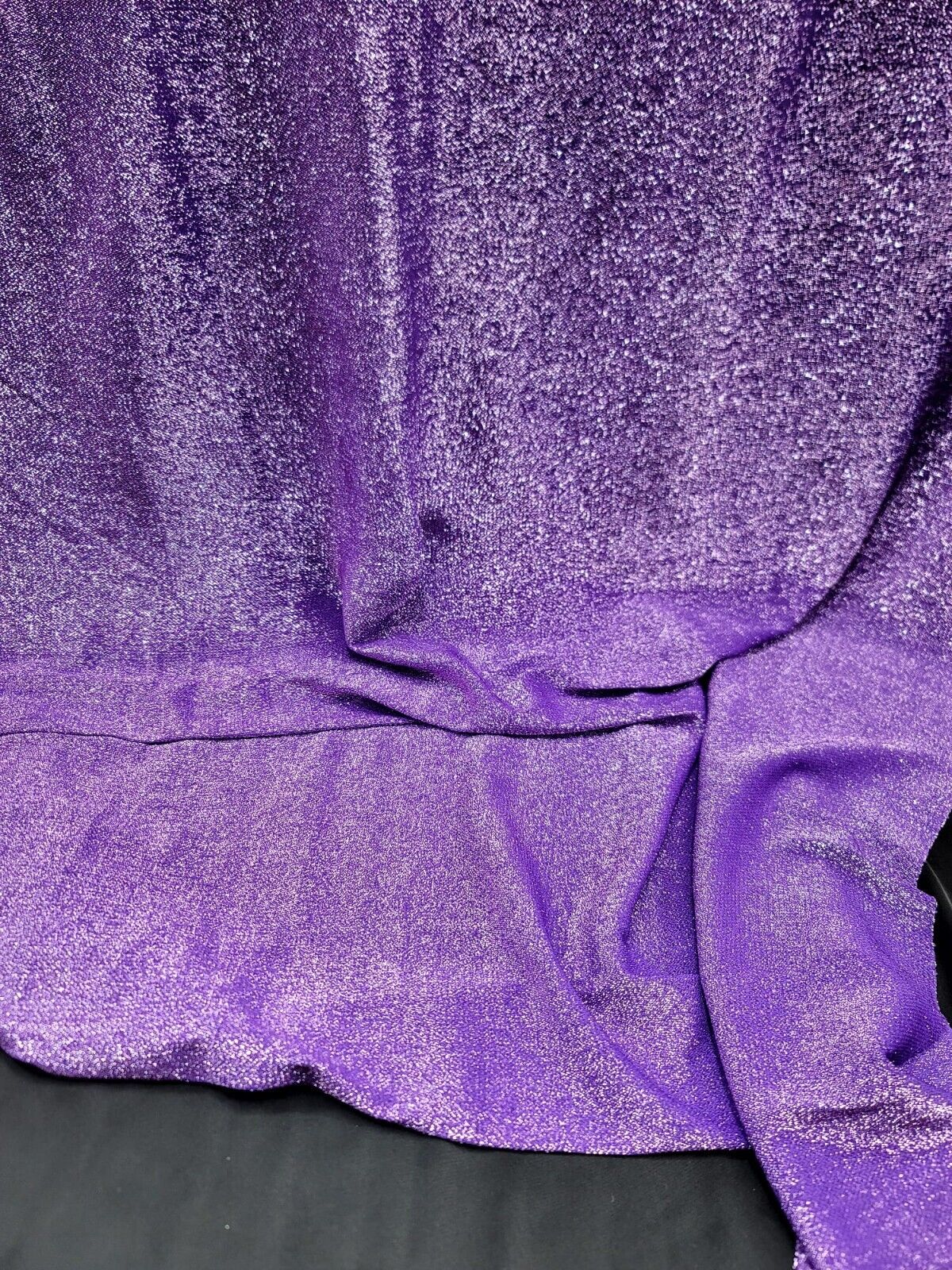 Lame Lavender Fabric Sold By The Yard Shimmer Stretch Sheer Fabric For Dress