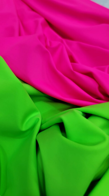 Vibrant Neon Four Way Stretch Spandex Fabric, Sold by the Yard | Perfect for Activewear, Costumes, and Crafts