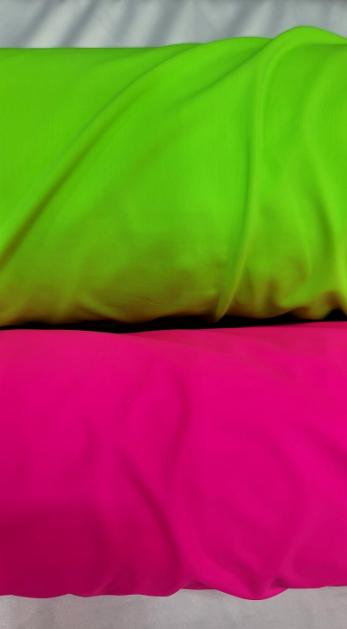 Vibrant Neon Four Way Stretch Spandex Fabric, Sold by the Yard | Perfect for Activewear, Costumes, and Crafts
