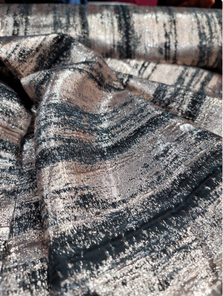 Brocade Jacquard Fabric By The Yard Wedding Gown Bridal Evening Dress