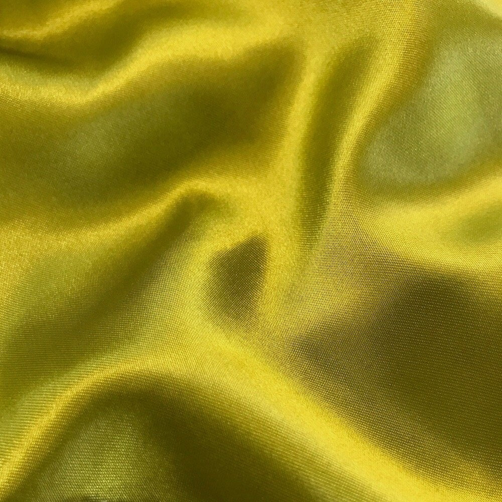 Olive Silk Satin 1 Way Stretch Soft Flowy Charmeuse Bridal Satin Fabric for Wedding, Apparel, Crafts, Decor, Costumes (Olive, 1 Yard)