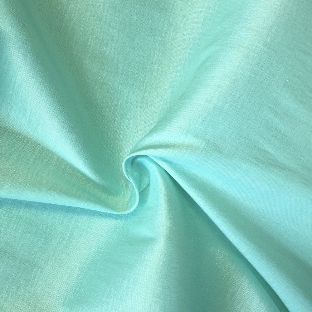 Taffeta Stretch Fabric 2-Way Stretch 58" Wide By The Yard (Mint) Dress Prom Bridal Evening Gown Quinceañera
