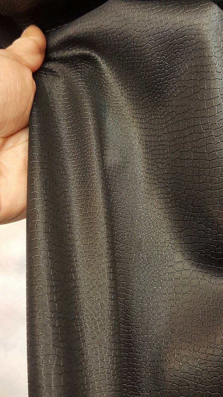 Black Stretch Vinyl Fabric: Versatile and Stylish Material for Your Creations