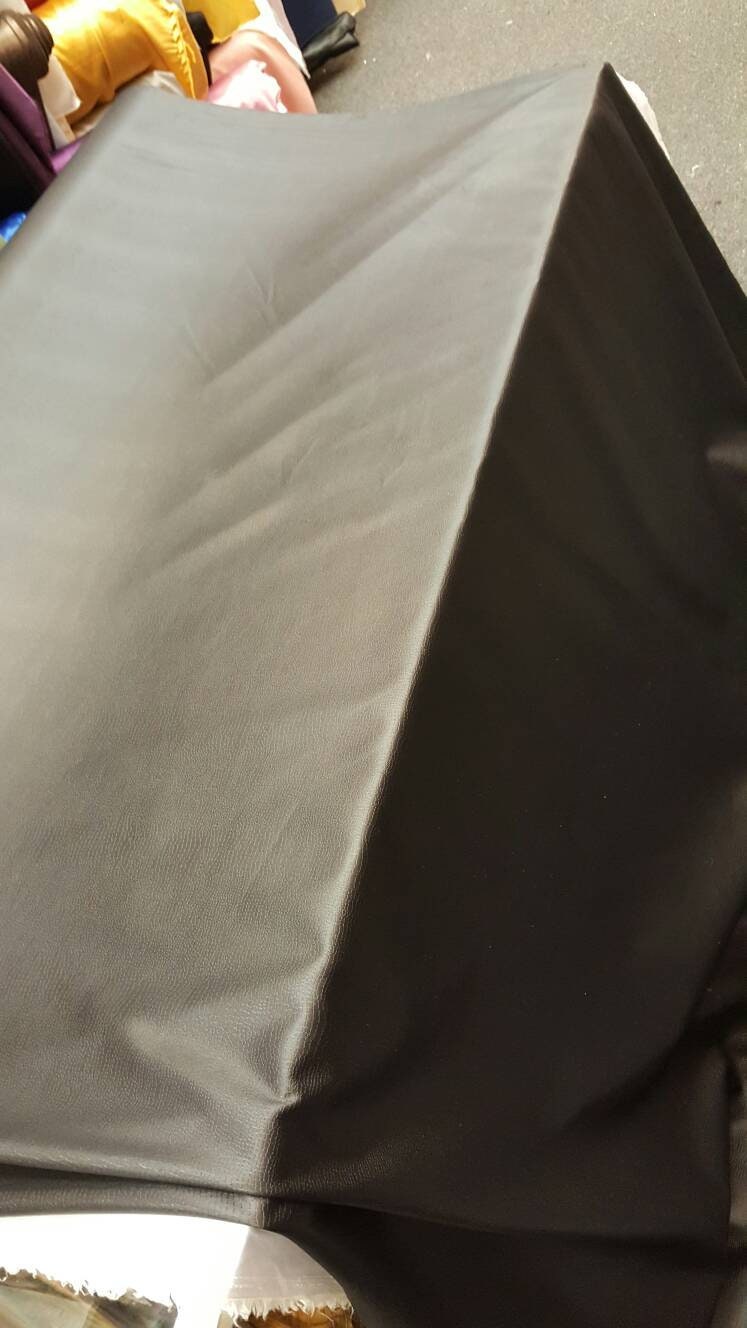 Black Stretch Vinyl Fabric: Versatile and Stylish Material for Your Creations