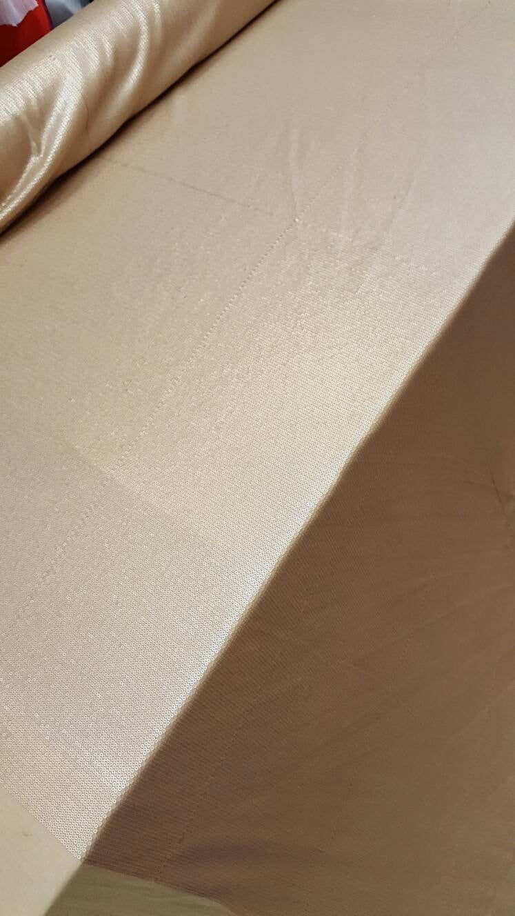 Champagne gold sequin stripes on 1 way stretch fabric sold by the yard dancer clothing decoration tablecloths party Prom dress draping