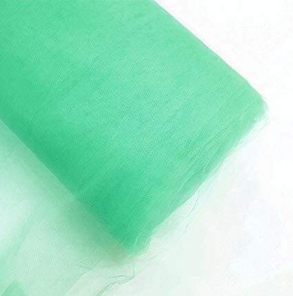 Craft and Party 54" by 40 Yards Fabric Tulle Bolt for Wedding and Decoration (Mint) Sold By The Bolt