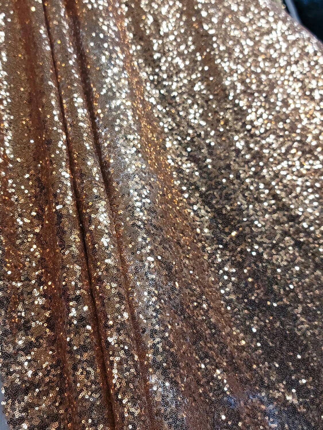Sequin Fabric By The Yard Glitz Cooper Sequin Fabric Sequin Embroidery On Mesh Draping Clothing Decoration Background