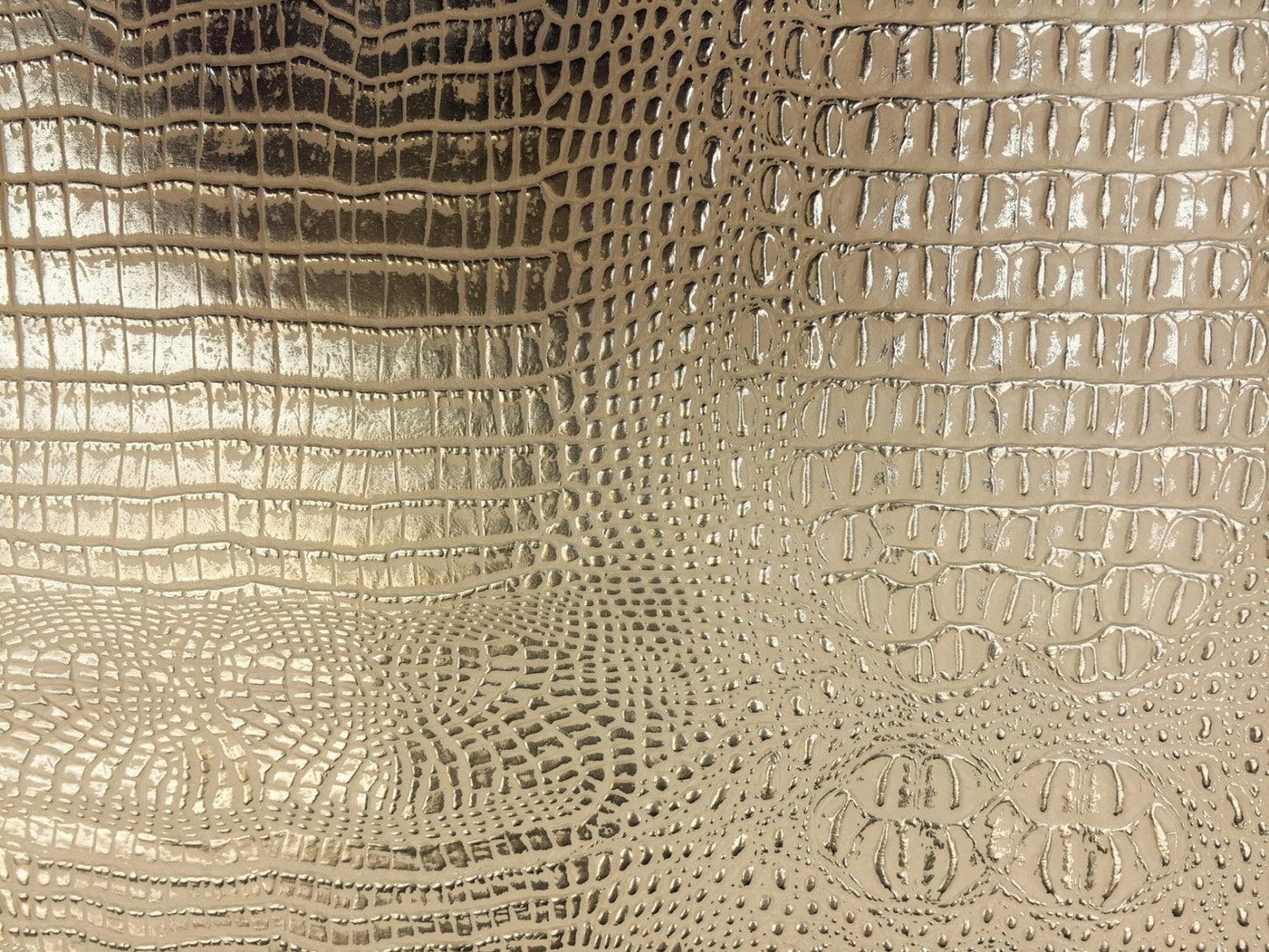 Crocodile Texture Design Vinyl 54 Inches Wide Fabric Sold by the Yard Peach for Wedding Decorations, Tablecloths, Curtain, Panels, Crafts