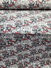 Rayon Jersey Spandex Knit Fabric by the Yard - Newspaper Love Kiss Print (60" Width)