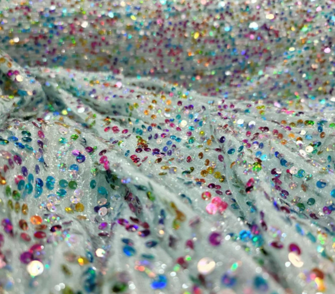 Velvet Sequin Fabric