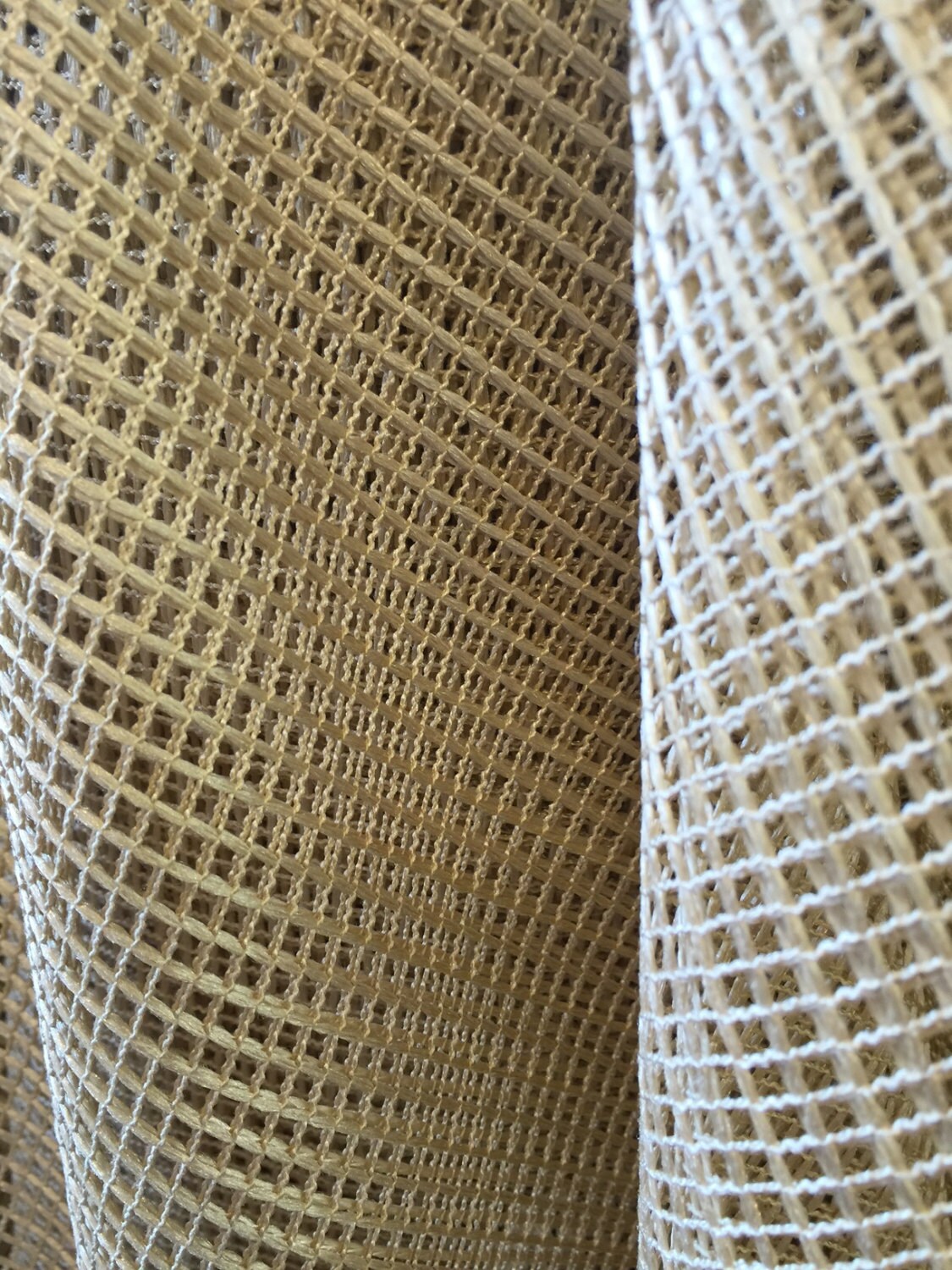 Nylon matte Gold mesh FISH NET 8 foot wide Fabric by the yard Fashion Fabric Sold By The Yard