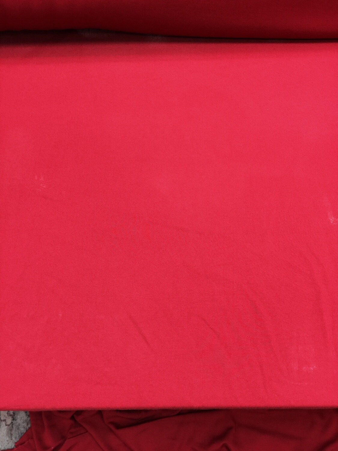 Rayon challis red Vampire's kiss red 60"w soft flowy organic fabric kids dress draping clothing decoration fabric sold by the yard