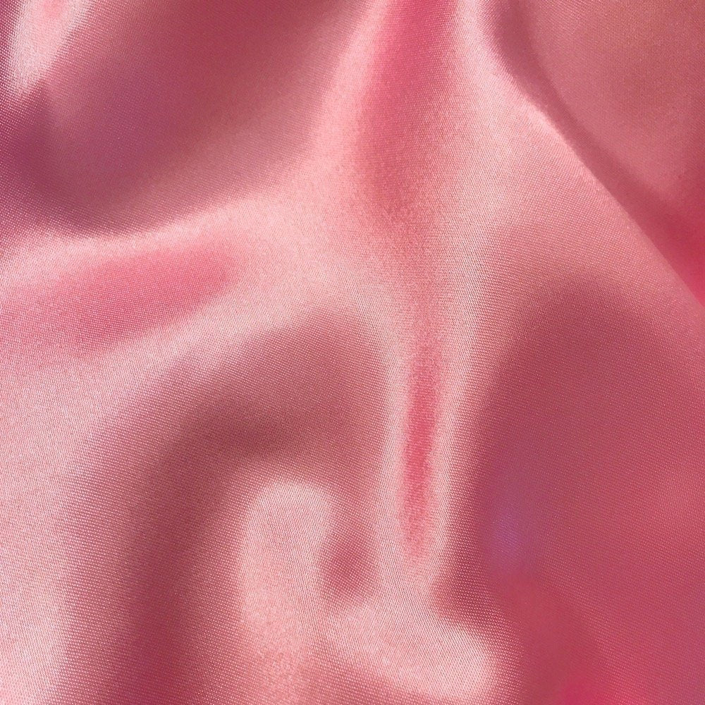 Satin Charmeuse Stretc Pink  Bubble Gum Bridal Satin Fabric for Wedding, Apparel, Crafts, Decor, Costumes Dress Gown Draping
