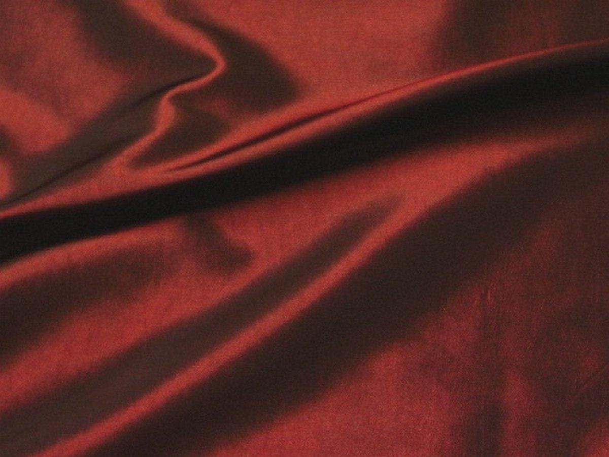 Two Tone Dress Taffeta Fabric By The Yard (Burgundy)