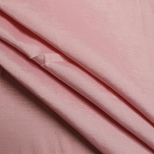 Light Pink Iridescent Stretch Taffeta Fabric 1 way stretch fabric