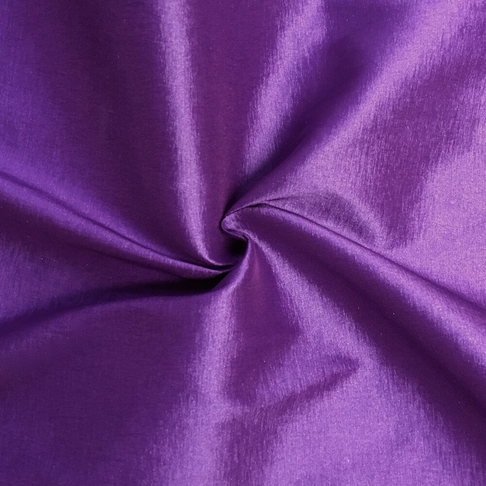 Taffeta Stretch Fabric 2-Way Stretch 58" Wide By The Yard (Purple) Bridal Evening dress Fashion New Prom  Fabric