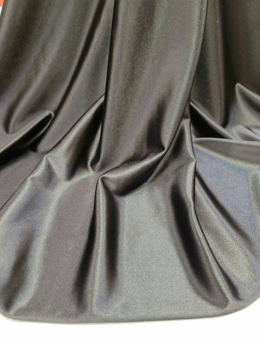 Black Stretch Nylon Spandex Fabric - Soft, Gorgeous, Sold by the Yard