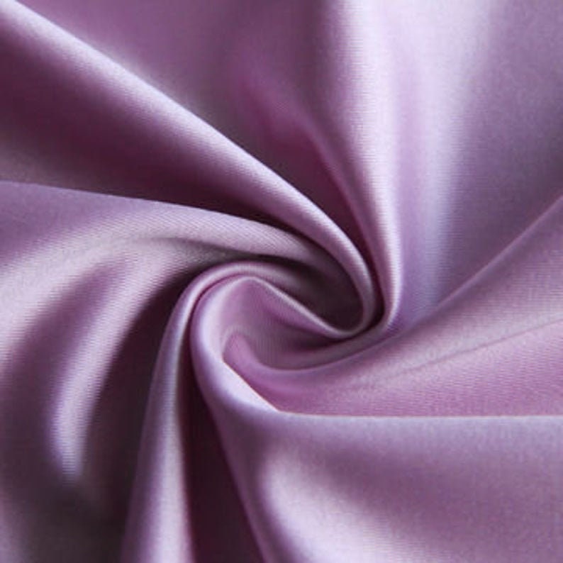 Shiny Finish Milliskin Nylon Spandex Fabric | (4 Way Stretch/Per Yard) Lavender