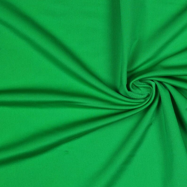 Shiny Finish Milliskin Nylon Spandex Fabric | (4 Way Stretch/Per Yard) Kelly Green