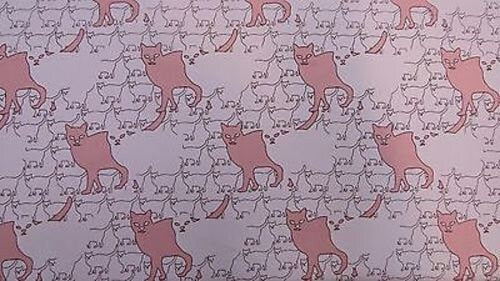 White Satin Charmeuse with pink cat print 1 way stretch soft Fabric sold  by the yard white and pink soft flowy cats
