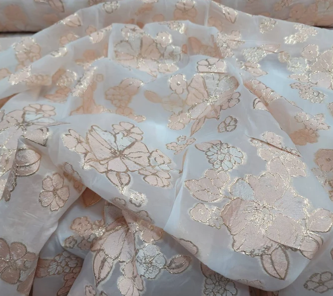 White Organza Fabric - Bridal Fabric by the Yard